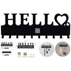 Wall-Mounted Key Organizer Set