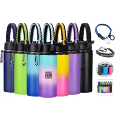Premium Insulated Steel Travel Cup with Braided Handle