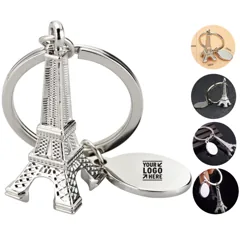 Parisian Charm Keychain