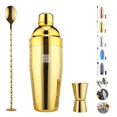 Premium Cocktail Shaker and Jigger Set