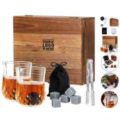 Premium Whiskey Chilling Stones Set