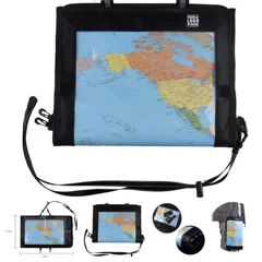 Clear Waterproof Map Pouch with Adjustable Strap