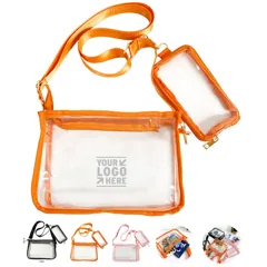 Clear PVC Crossbody Purse