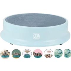 Circular Feline Scratch Pad