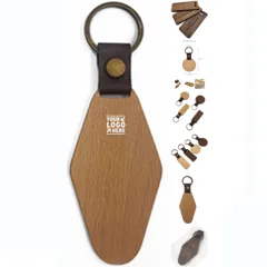 Artisan Wooden Keychain
