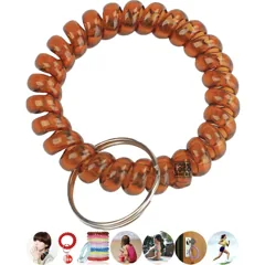Flexible Spiral Stretchable Keychain