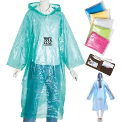 Compact Pocket Rain Poncho