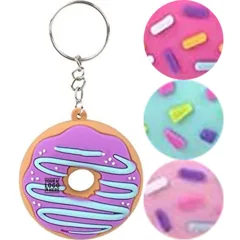 Squeezable Donut Keychain