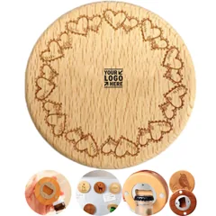 Natural Wood Magnetic Opener