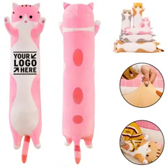 Adorable Feline Plush Cushion