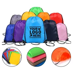 Water-Resistant Drawstring Backpack