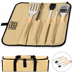 Bamboo Barbecue Utensil Collection