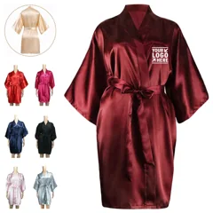 Silk Summer Bathrobe