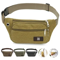 Versatile Canvas Waist Bag