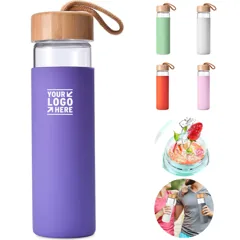 Premium Borosilicate Glass Water Bottle
