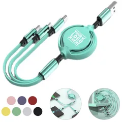 Universal Triple Port Car Charger Cable