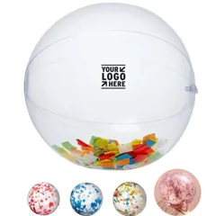 Sparkling Confetti Beach Ball