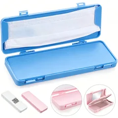 Portable Dual-Layer Mask Organizer