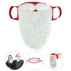 Festive Holiday Beard Face Covering