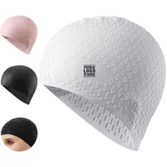 Flexible Silicone Swimming Cap for Adults