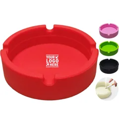 Circular Travel-Friendly Ashtray