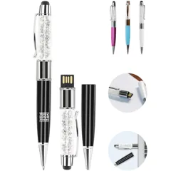Elegant Crystal Multi-Function Writing Tool