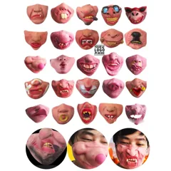 Playful Expression Face Cover