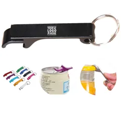Compact Beverage Opener Keychain