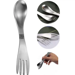 Versatile Stainless Steel Dining Tool