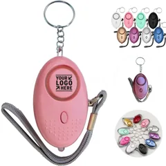 Compact Safety Alert Keychain with Illumination