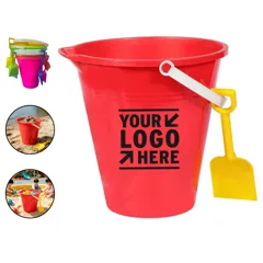 Foldable Beach Pail with Shovel