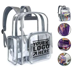 Durable Clear PVC Backpack for Events and Daily Use