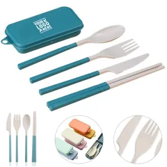 Eco-Friendly Wheat Straw Utensil Set