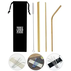 Eco-Friendly Reusable Straw Kit