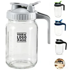Glass Pitcher with Sealed Lid