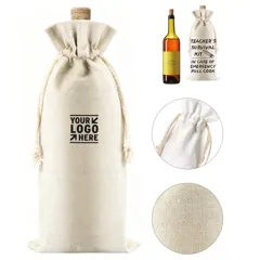 Elegant Canvas Wine Carrier