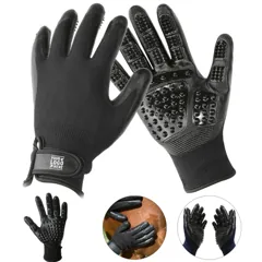 Pet Grooming Glove Duo