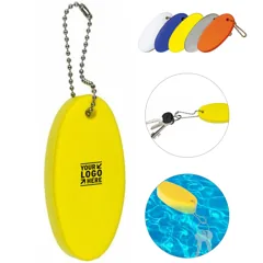 Buoyant Oval Key Tag