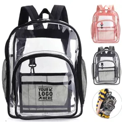Transparent PVC Academic Backpack
