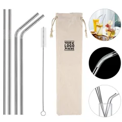 Premium Reusable Drinking Straws