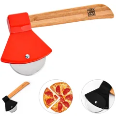 Bamboo Handle Pizza Slicer