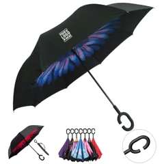Dual Layer Reverse Folding Umbrella