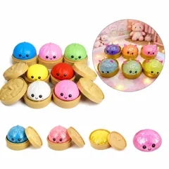 TPR Stress Relief Dumpling Squishy Toy, Realistic Dough Feel 2