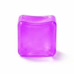 Malt Sugar Ice Cube Squeeze Toy with Gold Glitter Stress 7
