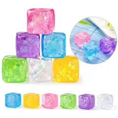 Stress Relief Slow Rebound Ice Cube Squishy Fidget Toy 2